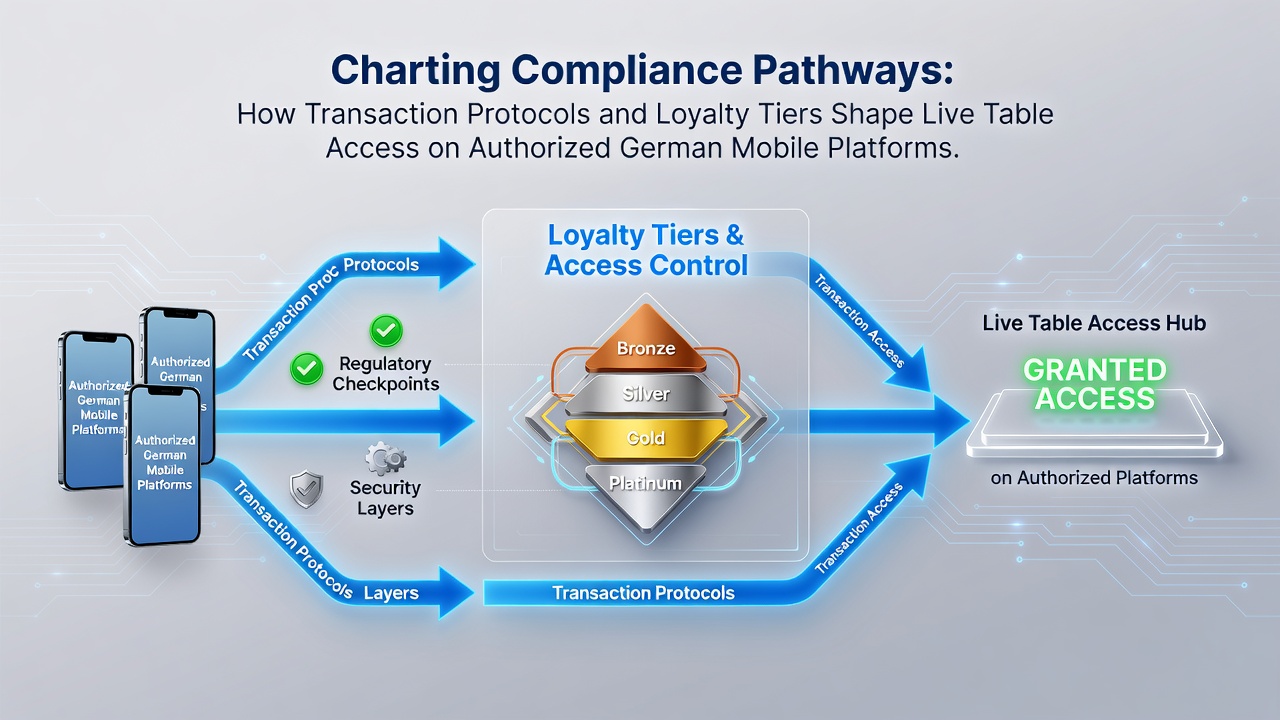 Übersicht über Compliance-Pfade in deutschen Mobilcasinos mit Fokus auf Transaktionsprotokolle und Treuestufen