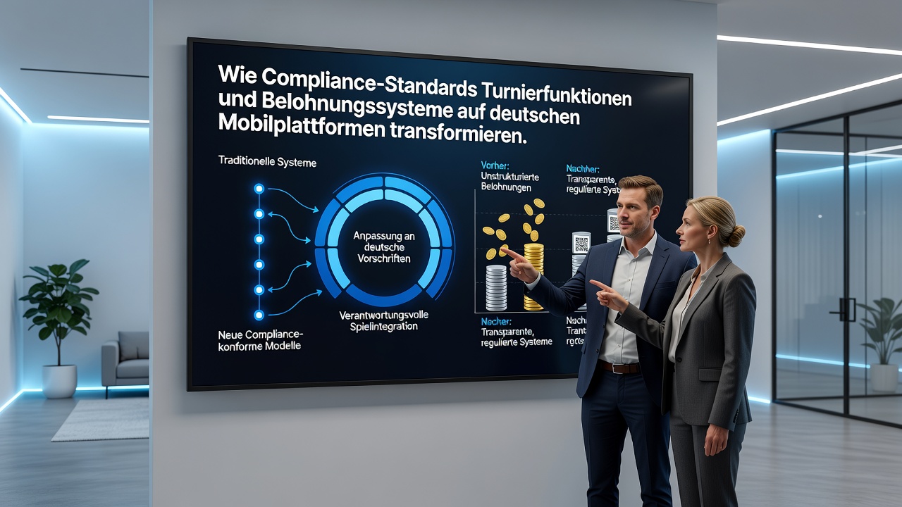 Illustration der Integration von Compliance in Belohnungssysteme mobiler Casino-Plattformen
