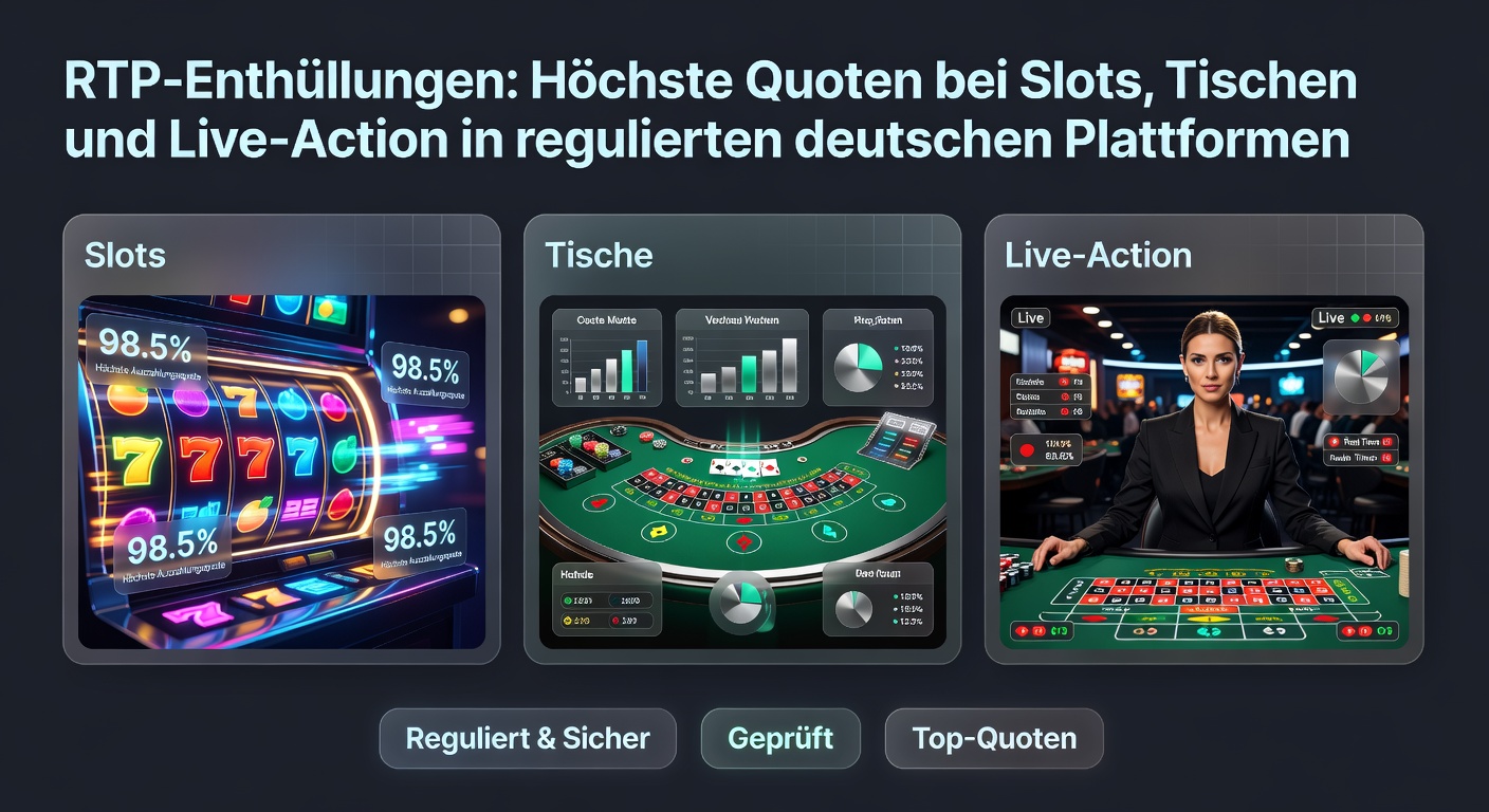 Live-Dealer-Tisch mit Roulette-Rad und Spielchips, illustriert hohe RTP-Quoten in Echtzeit-Action auf deutschen Plattformen